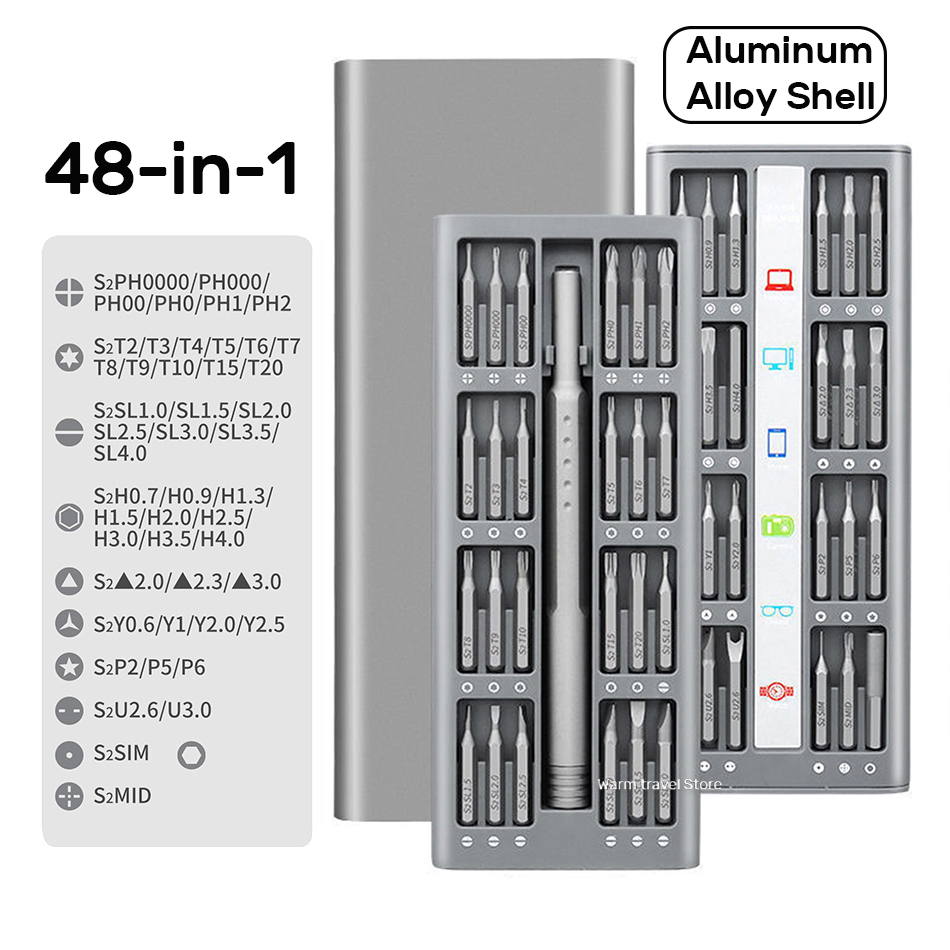 Magnetic 48 in 1 Screwdriver S - Electronics Repair Xbox ulasan dan harga