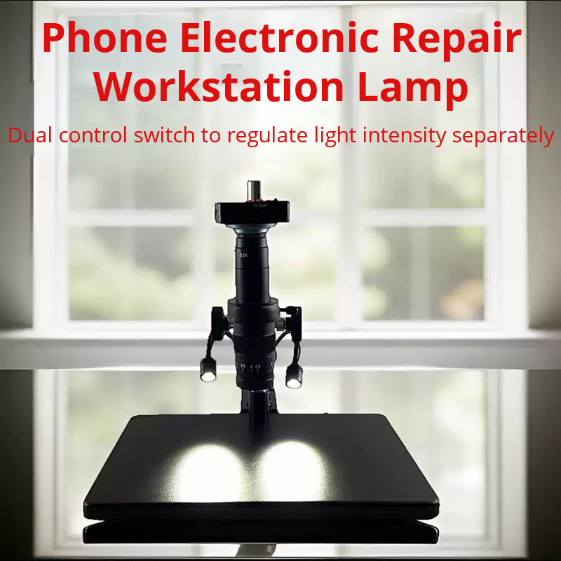 Gooseneck Lamp LED Microscope  - Electronics Repair Microscope ulasan dan harga