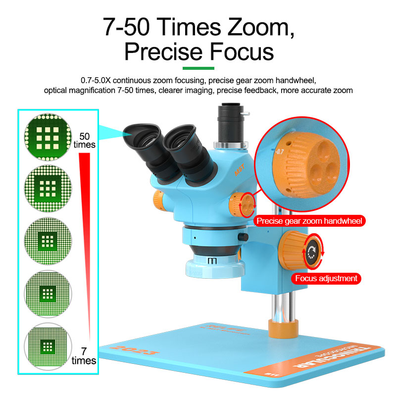 RELIFE RL-M5T-B11 0.7-5.0 Cont - Electronics Repair Microscope ulasan dan harga