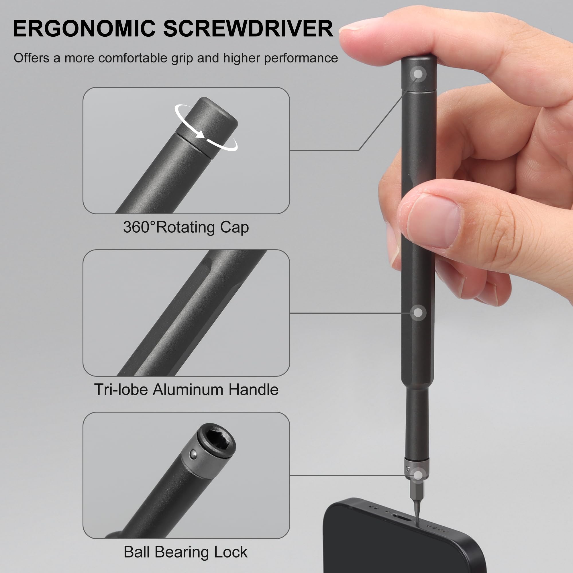 49 in 1 Magnetic Screwdriver S - Electronics Repair Xbox ulasan dan harga